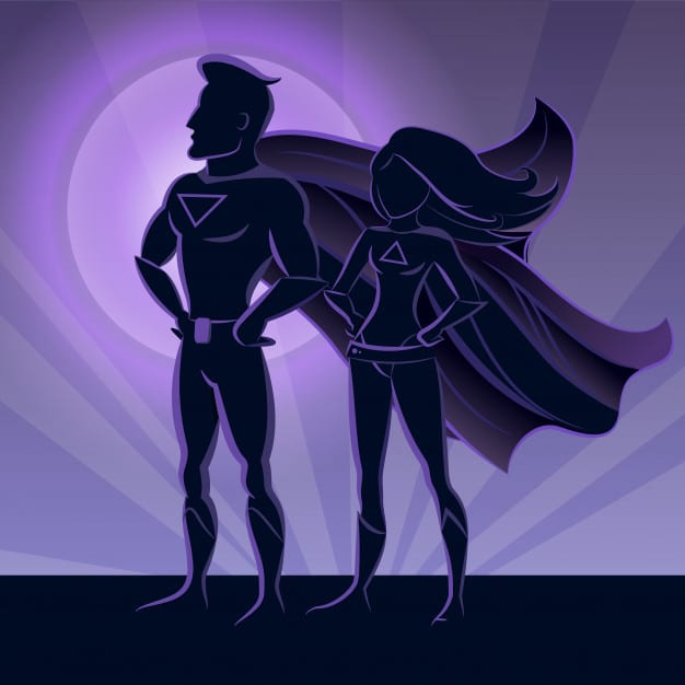 siluetas-pareja-superheroes_1284-12009