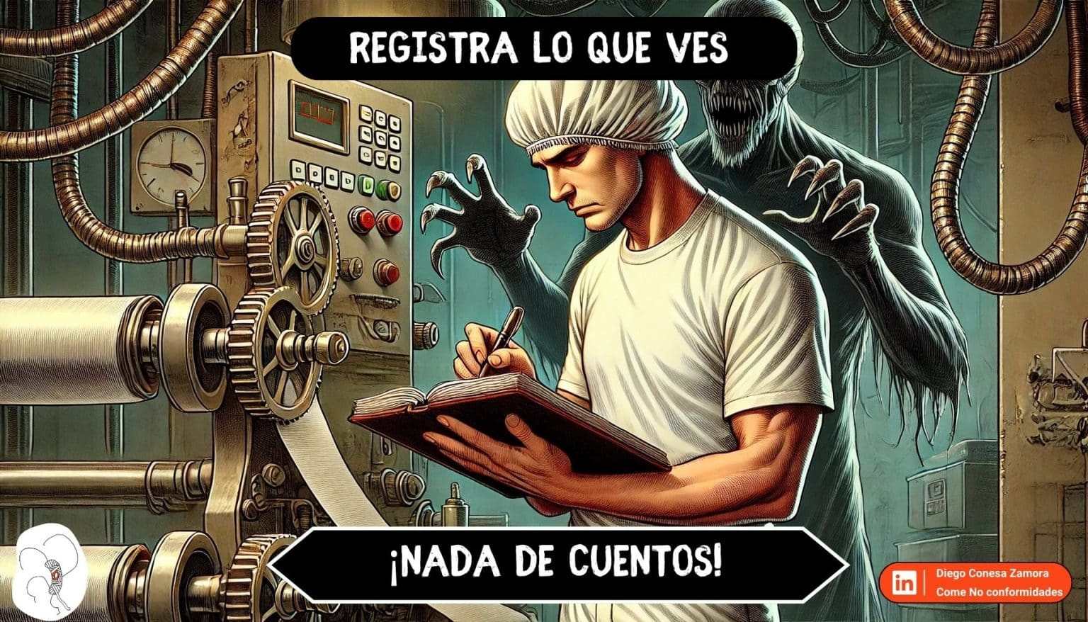 Carteles para Halloween 2024 CONESA ZAMORA SEGURIDAD ALIMENTARIA